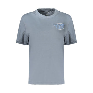 Gray Cotton Women's T-Shirt
