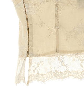 Beige Linen Tank Tops