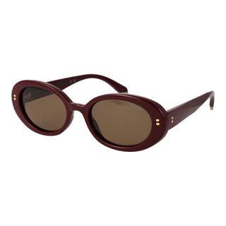 Burgundy Polycarbonate Sunglasses