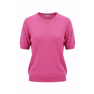 Pink Cotton Women Sweater
