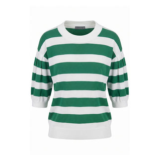 Green Cotton Women Sweater