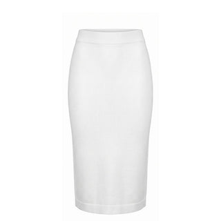 White Cotton Women Skirt