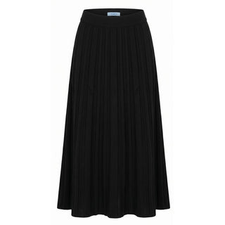 Black Cotton Women Skirt