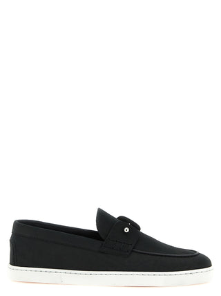 Black Calfskin Slip-On Loafers