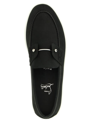 Black Calfskin Slip-On Loafers