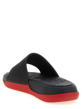 Sandalias negras de polietileno