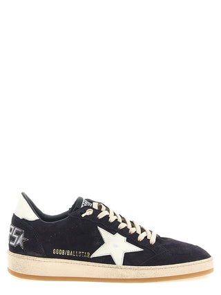 Zapatillas bajas de piel de vaca azul