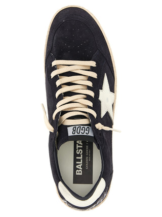 Zapatillas bajas de piel de vaca azul