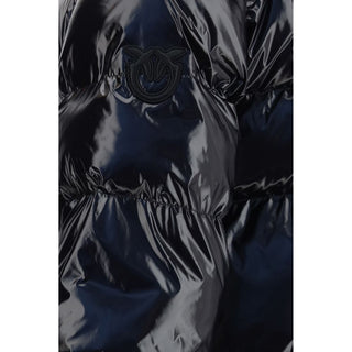 Black Polyamide Full-Length Jacket