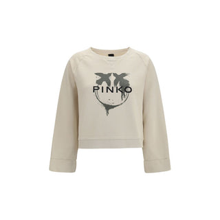 Beige Cotton Sweatshirt
