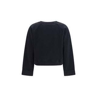 Black Cotton Sweatshirt