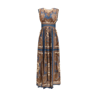 Multicolor Silk Casual Dress