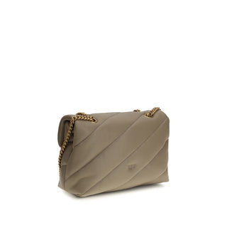 Gray Calf Leather Bos Taurus Shoulder Bag