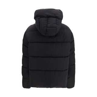 Black Nylon Full-Length Jacket