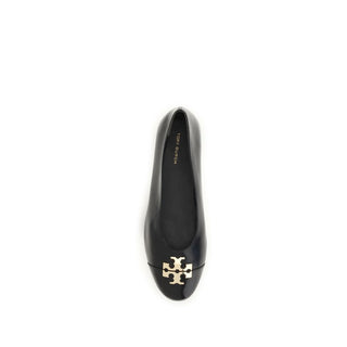 Black Calf Leather Bos Taurus Ballet Flats