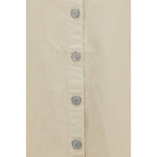 Beige Denim Shirt