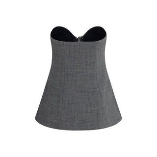 Gray Wool Oves Aries Corset