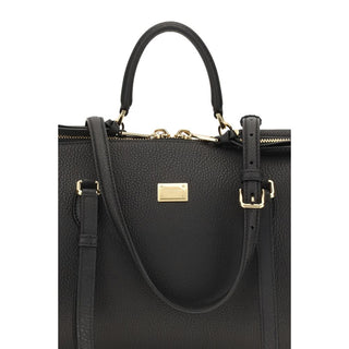 Black Calf Leather Bos Taurus Shoulder Bag