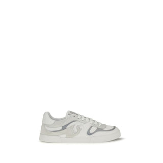 White Calf Leather Bos Taurus Low Top Sneakers