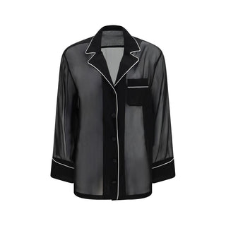 Black Silk Shirt
