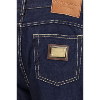 Blue Cotton Jeans Denim