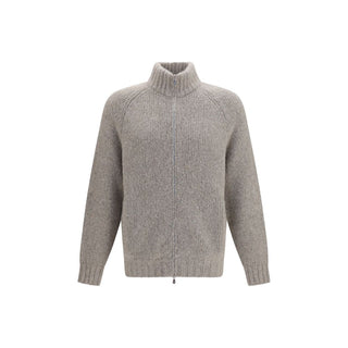 Gray Cashmere Cardigan