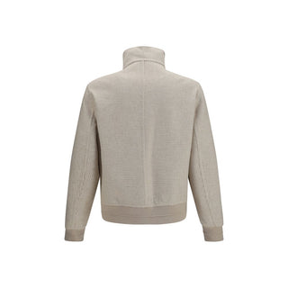 Beige Cashmere Full-Length Jacket