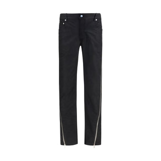 Black Wool Oves Aries Straight-Leg Jeans