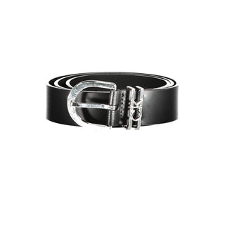 Black Leather Women's Belt