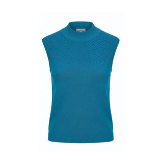 Blue Silk Women Sweater