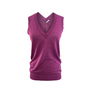 Purple Linen Women Tank