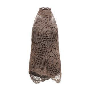 Brown Cotton Blouse