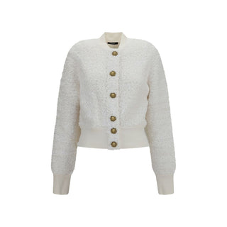Bomber de viscosa blanca  