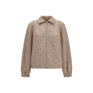 Beige Wool Oves Aries Bomber