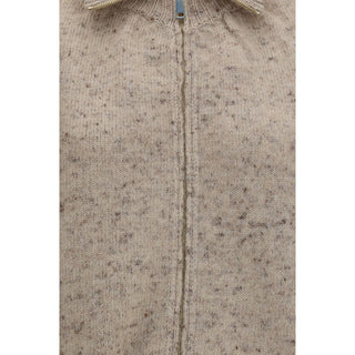 Beige Wool Oves Aries Bomber