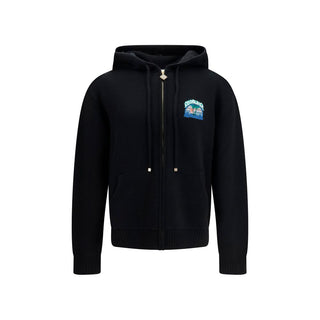 Sudadera negra de lana Oves Aries  