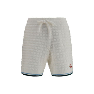 Bermudas blancas de algodón