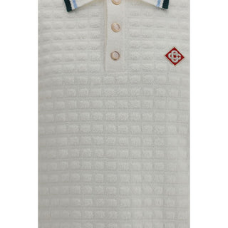 White Cotton Polo Shirt