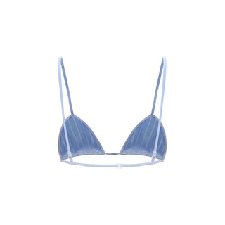 Blue Polyamide Bra