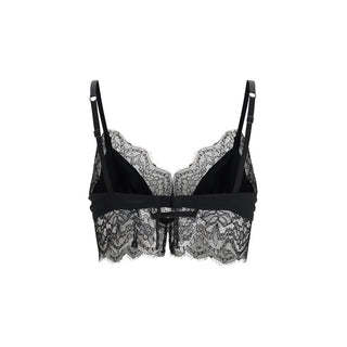Black Silk Bra