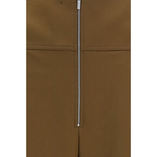 Brown Wool Oves Aries Casual Pants