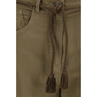 Pantalones casuales bicolor de cobre