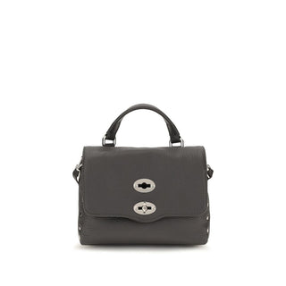 Gray Calf Leather Bos Taurus Handbag