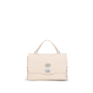 Beige Calf Leather Bos Taurus Handbag