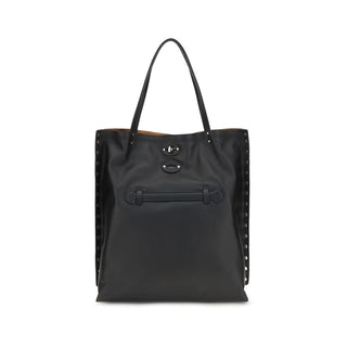 Black Calf Leather Bos Taurus Shoulder Bag