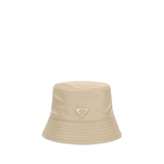 Beige Polyamide Bucket Hat