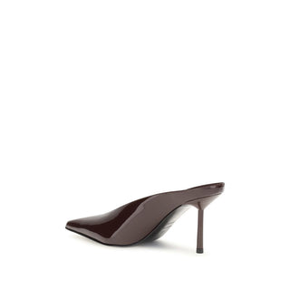 Bordeaux Calf Leather Bos Taurus Mules