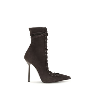 Brown Calf Leather Bos Taurus Lace-Up Boots