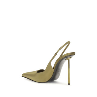 Bicolor Silk Pumps