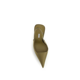 Bicolor Silk Pumps
